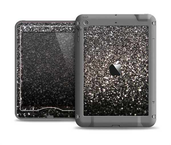 The Black Unfocused Sparkle Apple iPad Mini LifeProof Nuud Case Skin Set