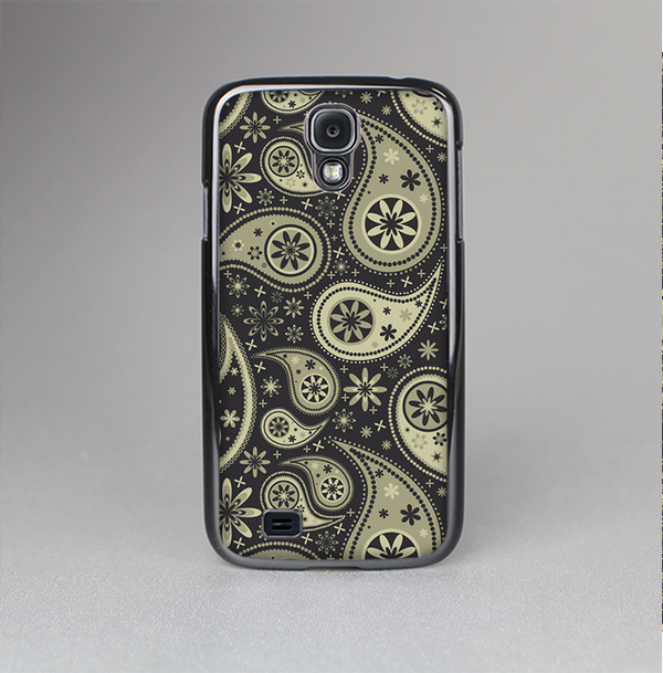The Black & Vintage Green Paisley Skin-Sert Case for the Samsung Galaxy S4
