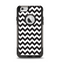 The Black & White Chevron Pattern Apple iPhone 6 Otterbox Commuter Case Skin Set