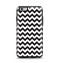 The Black & White Chevron Pattern Apple iPhone 6 Plus Otterbox Symmetry Case Skin Set