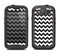 The Black & White Chevron Pattern Samsung Galaxy S3 LifeProof Fre Case Skin Set