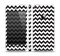 The Black & White Chevron Pattern Skin Set for the Apple iPhone 5