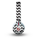The Black & White Chevron Pattern Skin for the Beats by Dre Mixr Headphones