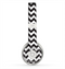 The Black & White Chevron Pattern Skin for the Beats by Dre Solo 2 Headphones