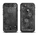 The Black & White Floral Lace Apple iPhone 6/6s LifeProof Fre Case Skin Set