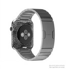 The Black & White Floral Lace Full-Body Skin Kit for the Apple Watch