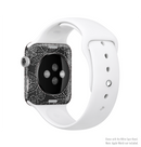 The Black & White Floral Lace Full-Body Skin Kit for the Apple Watch