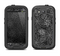 The Black & White Floral Lace Samsung Galaxy S3 LifeProof Fre Case Skin Set