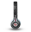 The Black & White Floral Lace Skin for the Beats by Dre Mixr Headphones