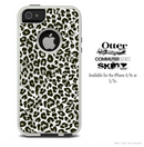 The Black & White Leopard V5 Skin For The iPhone 4-4s or 5-5s Otterbox Commuter Case