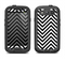 The Black & White Sharp Chevron Pattern Samsung Galaxy S4 LifeProof Fre Case Skin Set