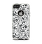 The Black & White Technology Icon Apple iPhone 5-5s Otterbox Commuter Case Skin Set