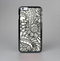 The Black & White Vector Floral Connect Skin-Sert Case for the Apple iPhone 6