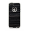 The Black Wood Texture Apple iPhone 5-5s Otterbox Commuter Case Skin Set