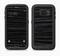 The Black Wood Texture Full Body Samsung Galaxy S6 LifeProof Fre Case Skin Kit