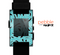 The Black & Vector Subtle Blues Pattern Skin for the Pebble SmartWatch