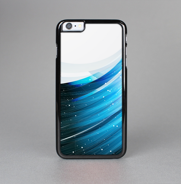 The Black and Blue Highlighted HD Wave Skin-Sert Case for the Apple iPhone 6 Plus