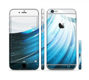 The Black and Blue Highlighted HD Wave Sectioned Skin Series for the Apple iPhone 6s Plus