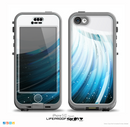 The Black and Blue Highlighted HD Wave Skin for the iPhone 5c nüüd LifeProof Case