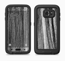 The Black and Grey Frizzy Texture Full Body Samsung Galaxy S6 LifeProof Fre Case Skin Kit