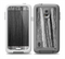 The Black and Grey Frizzy Texture Skin for the Samsung Galaxy S5 frē LifeProof Case