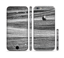 The Black and Grey Frizzy Texture Sectioned Skin Series for the Apple iPhone 6s Plus