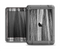 The Black and Grey Frizzy Texture Apple iPad Mini LifeProof Nuud Case Skin Set
