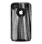 The Black and Grey Frizzy Texture Skin for the iPhone 4-4s OtterBox Commuter Case