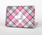 The Black and Pink Layered Plaid V5 Skin Set for the Apple MacBook Pro 13" with Retina Display