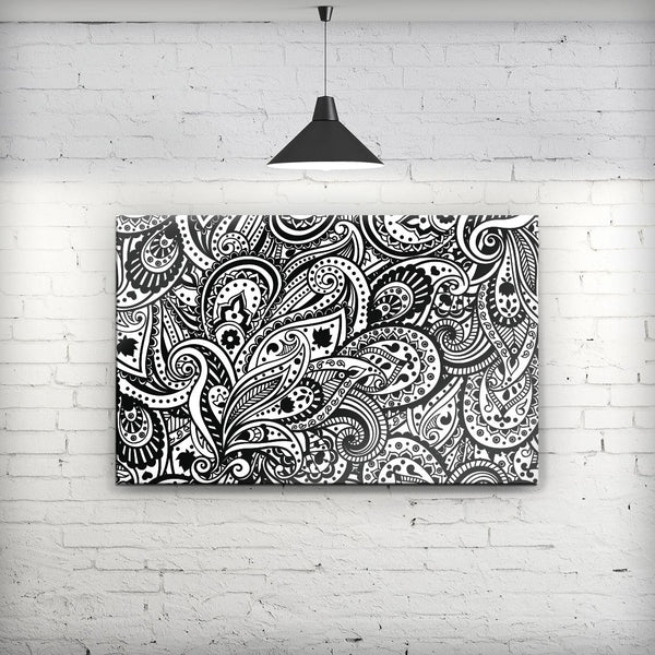 Black_and_White_Aztec_Paisley_Stretched_Wall_Canvas_Print_V2.jpg