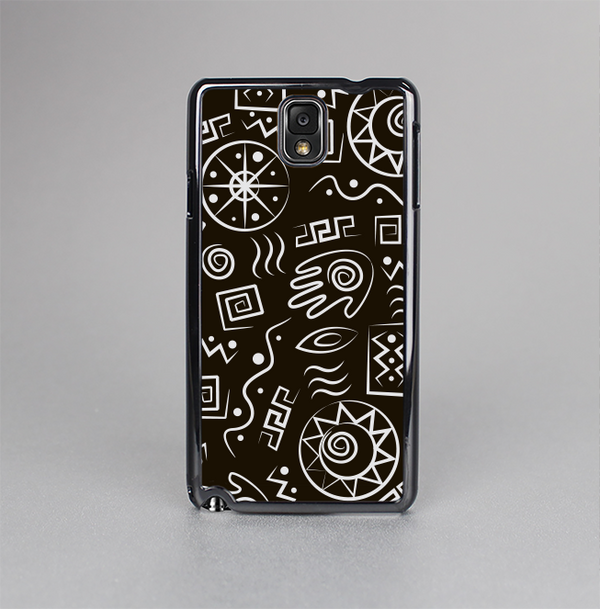 The Black and White Cave Symbols Skin-Sert Case for the Samsung Galaxy Note 3