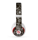 The Black and White Cave Symbols Skin for the Beats by Dre Studio (2013+ Version) Headphones