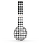 The Black and White Houndstooth Pattern Skin Set for the Beats by Dre Solo 2 Wireless Headphones