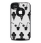 The Black and White Icecream and Drink Pattern Skin for the iPhone 4-4s OtterBox Commuter Case