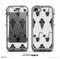 The Black and White Icecream and Drink Pattern Skin for the iPhone 5c nüüd LifeProof Case