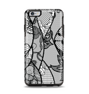 The Black and White Lace Design Apple iPhone 6 Plus Otterbox Symmetry Case Skin Set