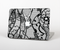 The Black and White Lace Design Skin Set for the Apple MacBook Air 11"