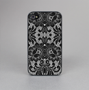 The Black and White Lace Pattern10867032_xl Skin-Sert for the Apple iPhone 4-4s Skin-Sert Case