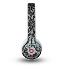 The Black and White Lace Pattern Skin for the Beats by Dre Mixr Headphones