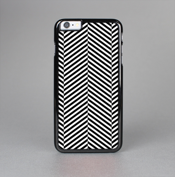 The Black and White Opposite Stripes Skin-Sert Case for the Apple iPhone 6
