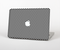The Black and White Opposite Stripes Skin Set for the Apple MacBook Pro 13" with Retina Display