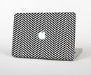 The Black and White Opposite Stripes Skin for the Apple MacBook Air 13"
