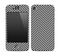 The Black and White Opposite Stripes Skin for the Apple iPhone 4-4s