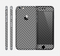 The Black and White Opposite Stripes Skin for the Apple iPhone 6