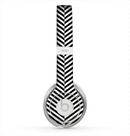 The Black and White Opposite Stripes Skin for the Beats by Dre Solo 2 Headphones