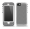 The Black and White Opposite Stripes Skin for the iPhone 5-5s OtterBox Preserver WaterProof Case