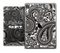 The Black and White Paisley Pattern Skin for the iPad Air