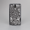 The Black and White Paisley Pattern V6 Skin-Sert Case for the Samsung Galaxy Note 3