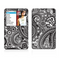 The Black and White Paisley Pattern V6 Skin For The Apple iPod Classic