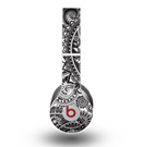 The Black and White Paisley Pattern V6 Skin for the Beats by Dre Original Solo-Solo HD Headphones
